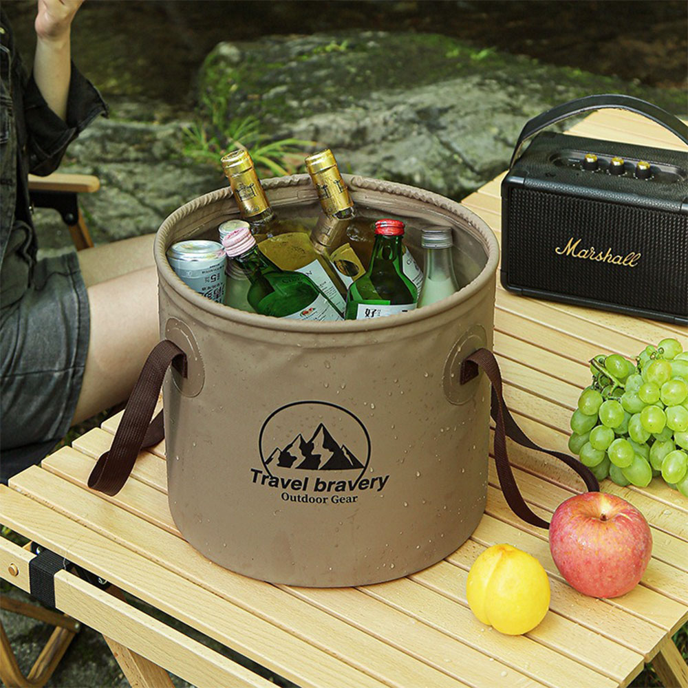Water Bag Collapsible - دلو ماء محمول قابل للطي للاستخدام
