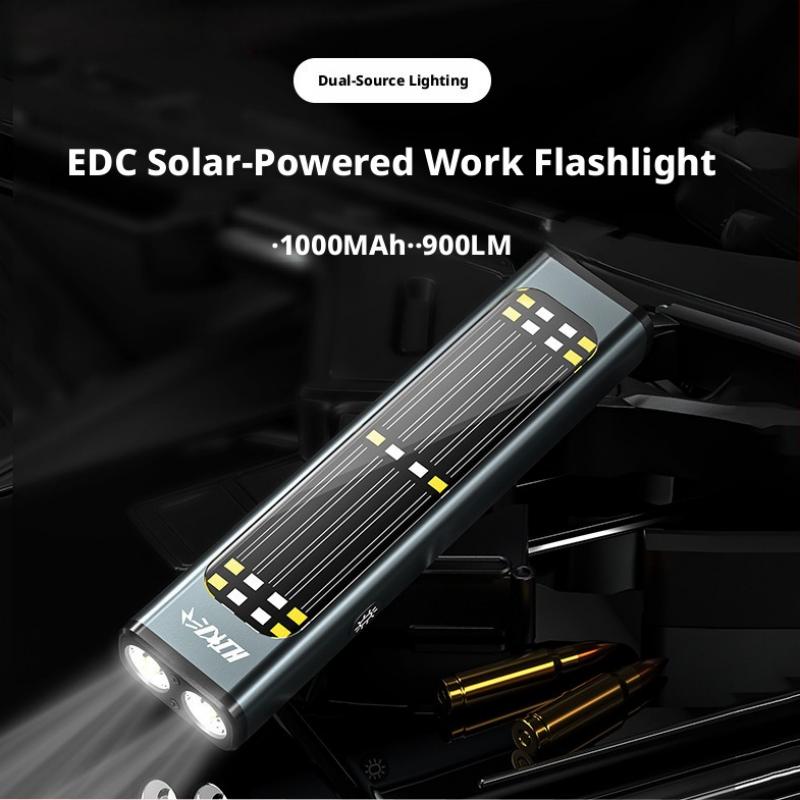 مصباح يدوي من سبائك الألومنيوم - مراجعة Solar Emergency Charger وسعره