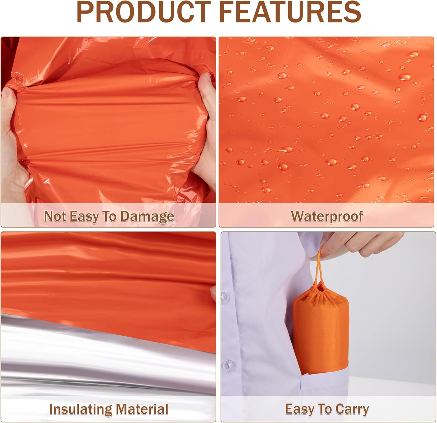حقيبة نوم مايلر للطوارئ حرارية - مراجعة Emergency Mylar Tent وسعره