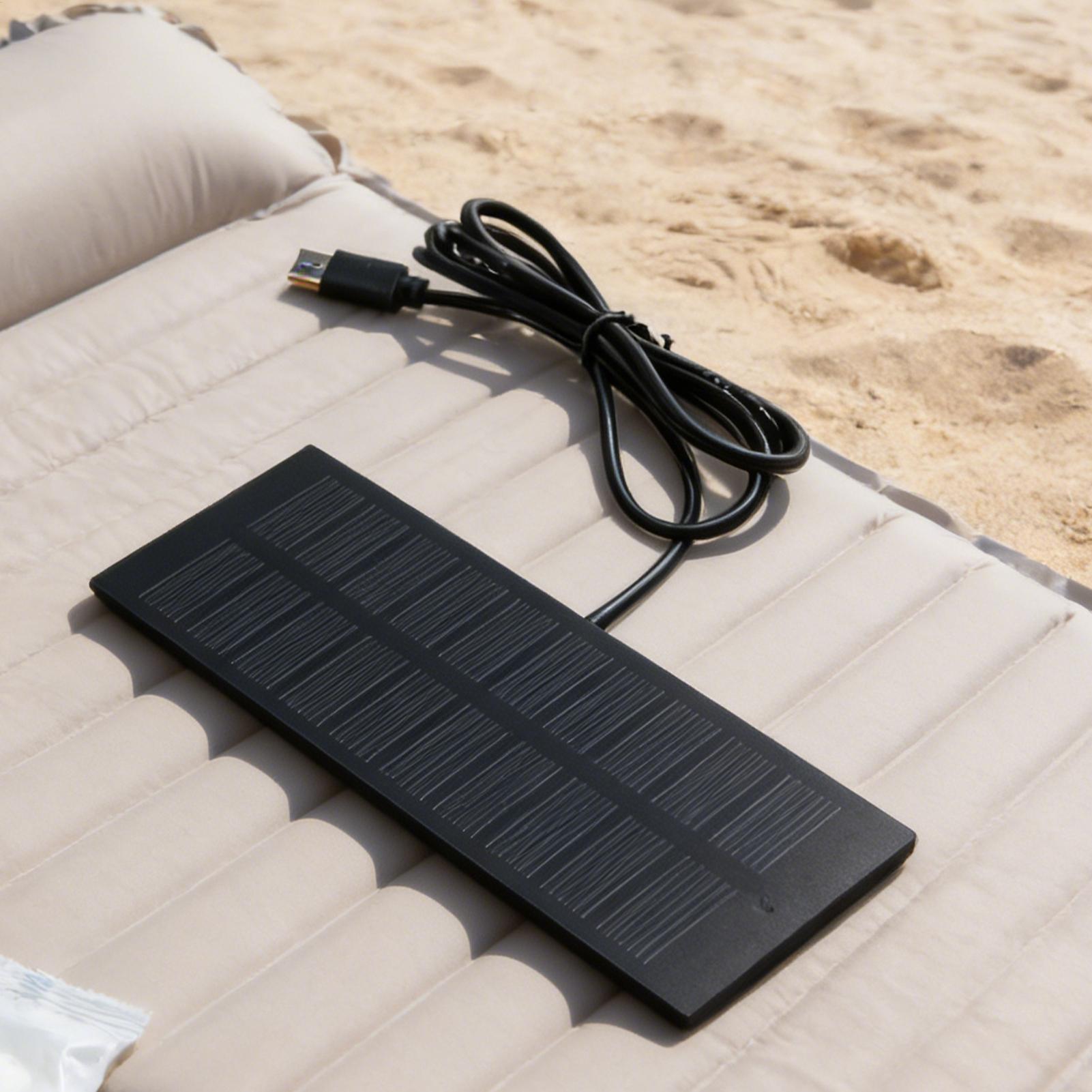 لوحة شمسية محمولة 5 واط 5 فولت - مراجعة Solar Emergency Charger وسعره