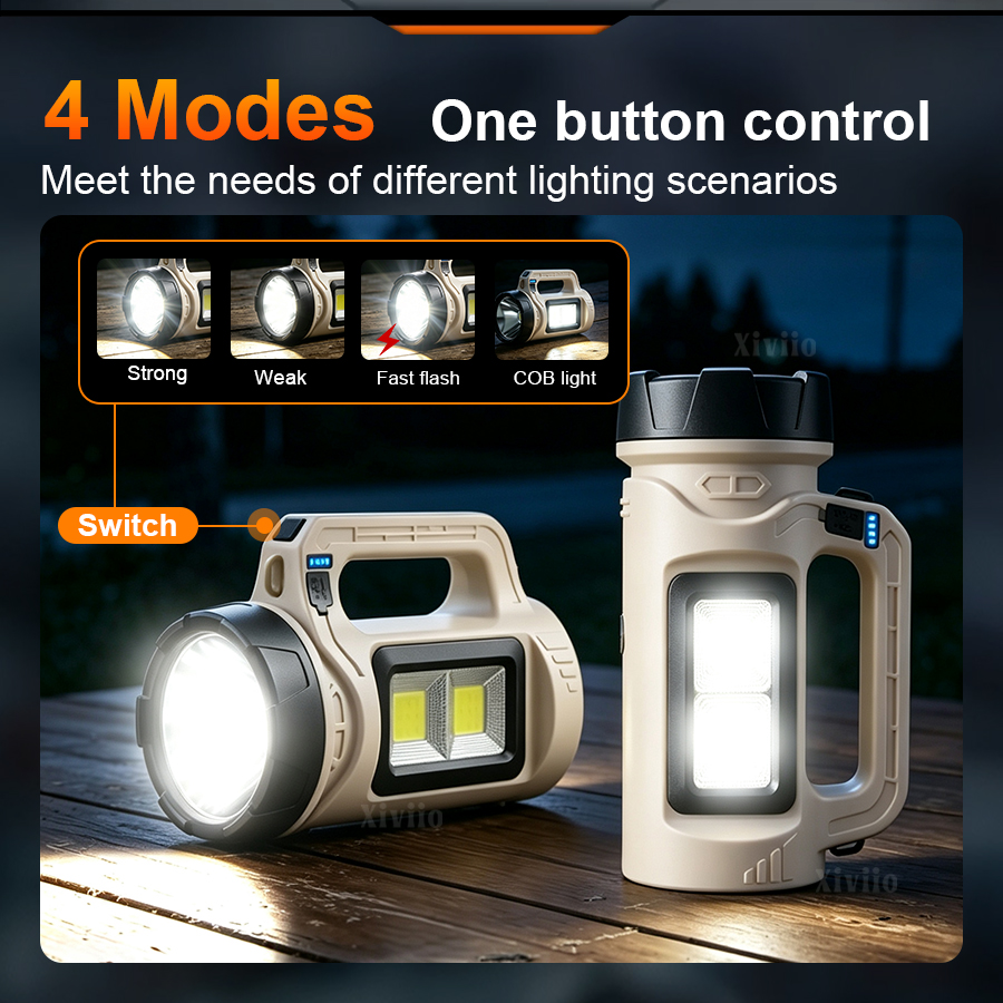 مصباح LED محمول متعدد المشاهد  - مراجعة Solar Emergency Charger وسعره