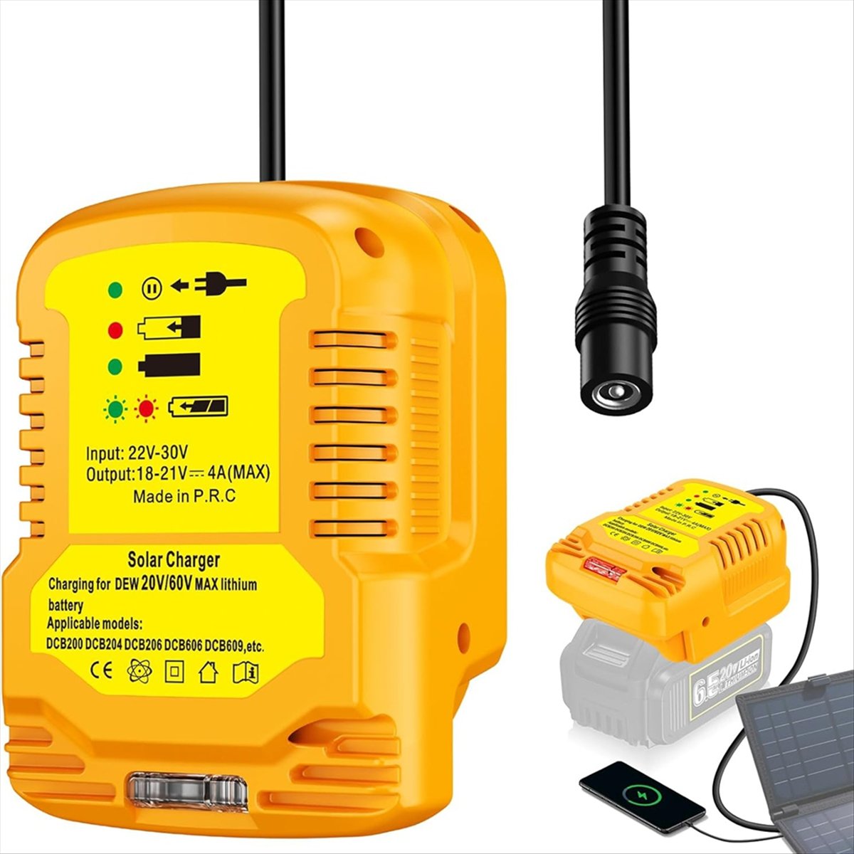 شاحن شمسي محمول لبطاريات ديوال - مراجعة Solar Emergency Charger وسعره