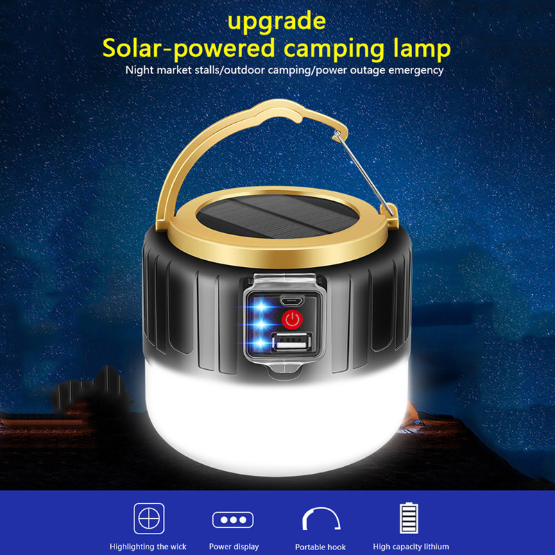مصباح تخييم LED يعمل بالطاقة ا - مراجعة Solar Emergency Charger وسعره