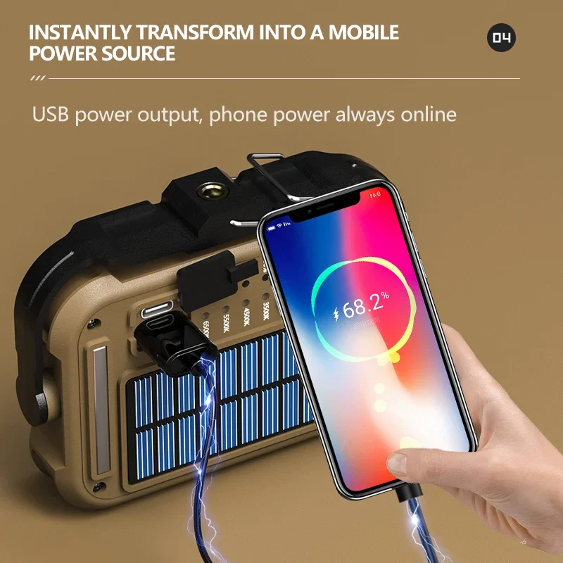مصباح الطوارئ الشمسية شحن في ا - مراجعة Solar Emergency Charger وسعره