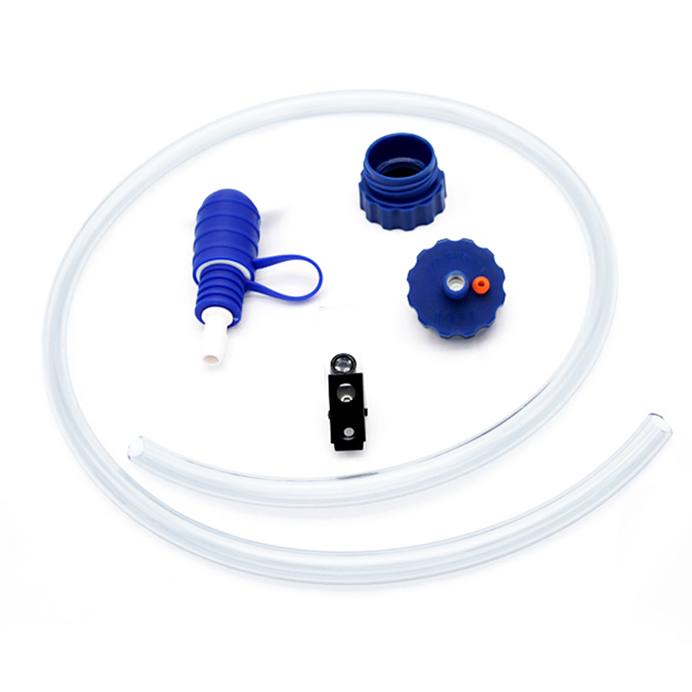 أنبوب شرب زجاجة المياه مع محول - مراجعة Fishing Kit Compact وسعره