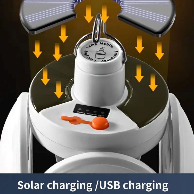 ضوء شحن بالطاقة الشمسية مع خطا - مراجعة Solar Emergency Charger وسعره